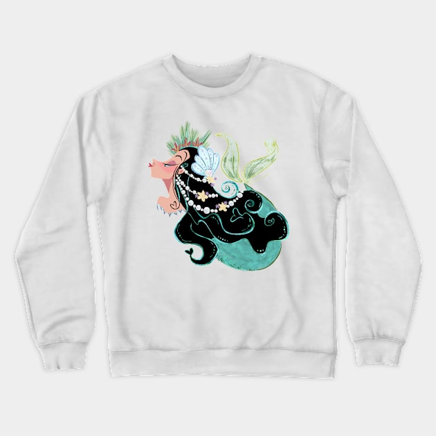 Mermaid Avatar Crewneck Sweatshirt by AlineSantAnna